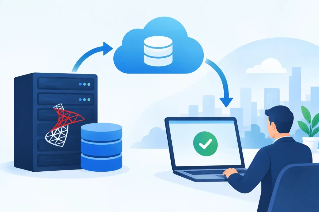 גיבוי SQL Server בענן שמחזיר את העסק לפעילות