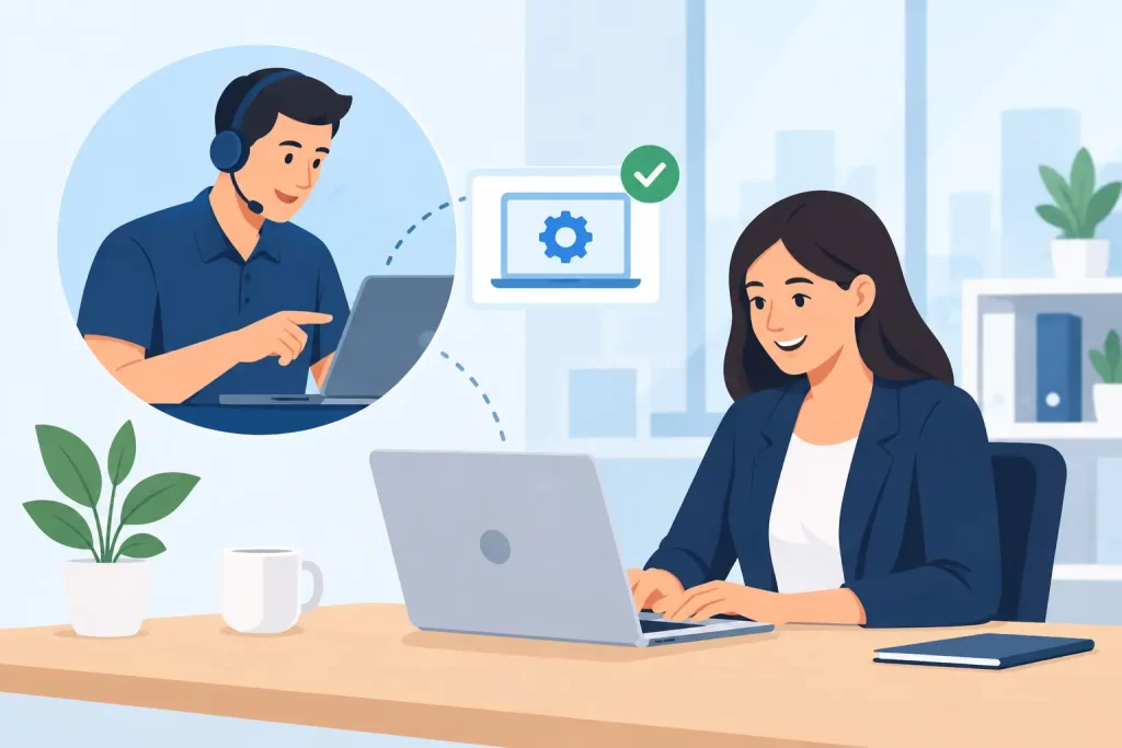 מה זה תמיכה מרחוק ואיך היא מחזירה את העסק לעבודה